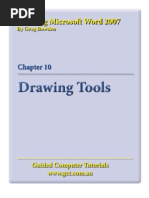 Download Learning Microsoft Word 2007 - Drawing Tools by Guided Computer Tutorials SN18015222 doc pdf