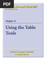 Download Learning Microsoft Word 2007 - Table Tools by Guided Computer Tutorials SN18015544 doc pdf
