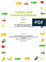 Lemon and Coconut Chicken