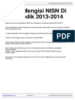 Cara Mengisi NISN Di Dapodik 2013-2014