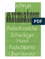 Tschingis Aitmatow Frühe Kraniche. Novellen 1985