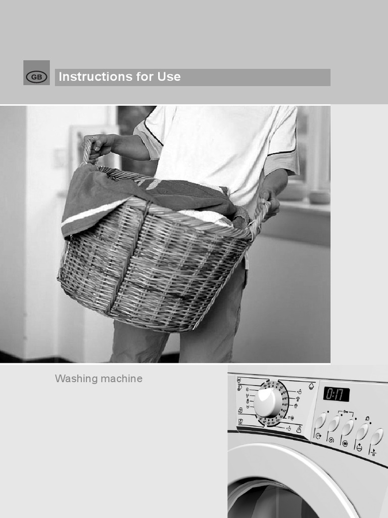 gorenje washing machine user manual.pdf Washing Machine Laundry