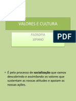 Valores e Cultura