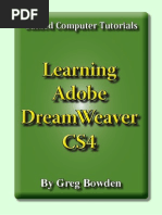 Download Learning Adobe DreamWeaver CS4 - Introduction by Guided Computer Tutorials SN18017555 doc pdf