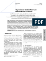 Molecular Dynamics of Carbon Nanotube Bundles As Molecular Sieves