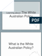 The White Australian Policy