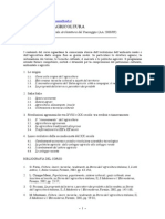 Programma Storia Dell'agricoltura PDF