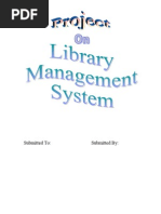 Library Management System Project Code in Visual Basic