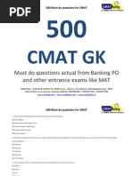 Download CMAT-GK-500pdf by Shreeramakrishnan Ramachandran Iyer SN180194991 doc pdf