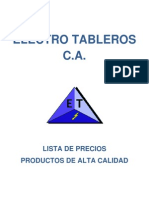 Catalogo Electro Tableros