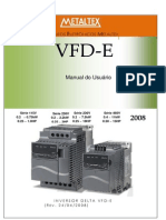 Manual Inversor VFDE - Português