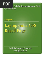 Download Learning Asobe DreamWeaver CS4 - CSS Layouts by Guided Computer Tutorials SN18019776 doc pdf