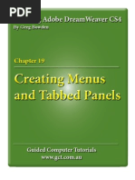 Download Learning Adobe DreamWeaver CS4 - Popup Menus by Guided Computer Tutorials SN18021364 doc pdf