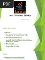 Java Standard Edition: Development Course