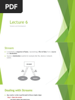 Lecture 6 Streams and Serialization