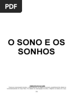 O Sono e os Sonhos