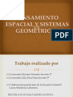 Presentación SISTEMA ESPACIAL DE SISTEMA GEOMETRICO