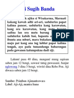 Aji Sugih Banda PDF