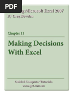 Download Learning Microsoft Excel 2007 - IF Command by Guided Computer Tutorials SN18022526 doc pdf
