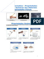 Ficha informativa Prop físicas e químicas