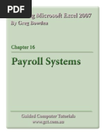 Download Learning Microsoft Excel 2007 - Payroll Systems by Guided Computer Tutorials SN18022935 doc pdf