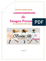 Proyecto Innovador Asesoramiento de Imagen Personal PDF
