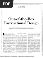 Out of the Box Instructional Design