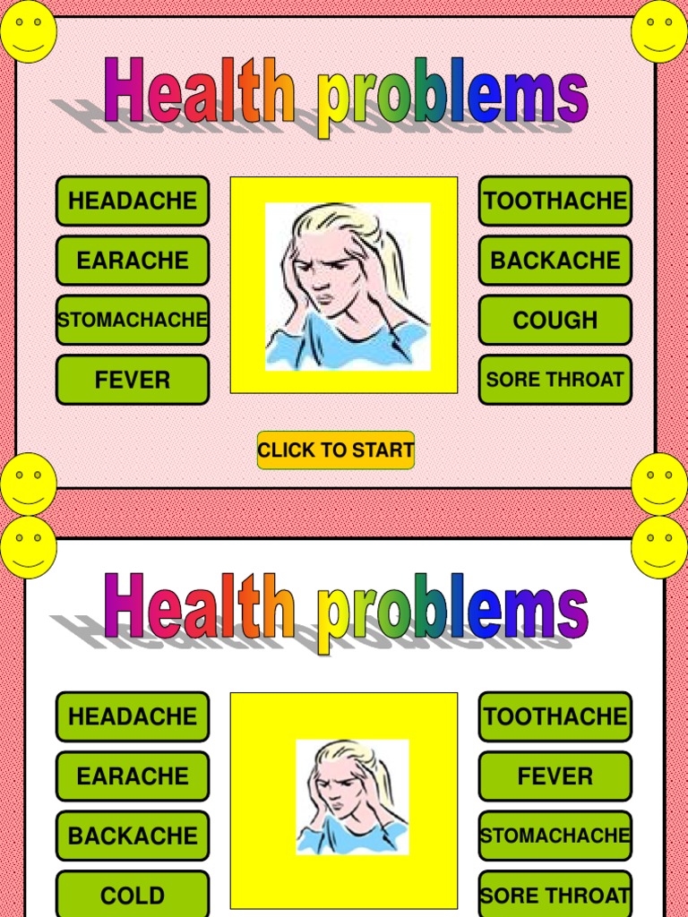 Headache Earache Toothache Backache Cough: Stomachache | PDF