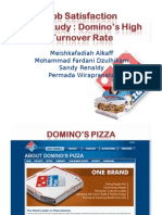 Download Case Study OB - Dominos Pizza Job Satisfaction by meishka SN18023677 doc pdf