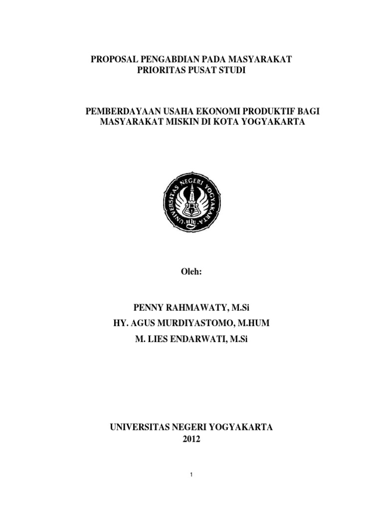 35++ Contoh proposal pemberdayaan masyarakat pdf information