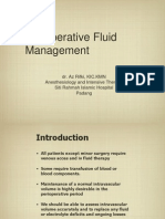 Perioperative Fluid and Transfusion Management
