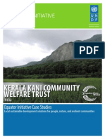 Case Studies UNDP: KERALA KANI COMMUNITY WELFARE TRUST, India