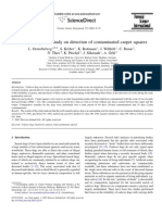 Cadaver Dog. A Study On Detection of Contaminated Carpet Squares