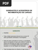 GUINDASTES E ACESSÓRIOS DE MOVIMENTAÇÃO DE CARGAS