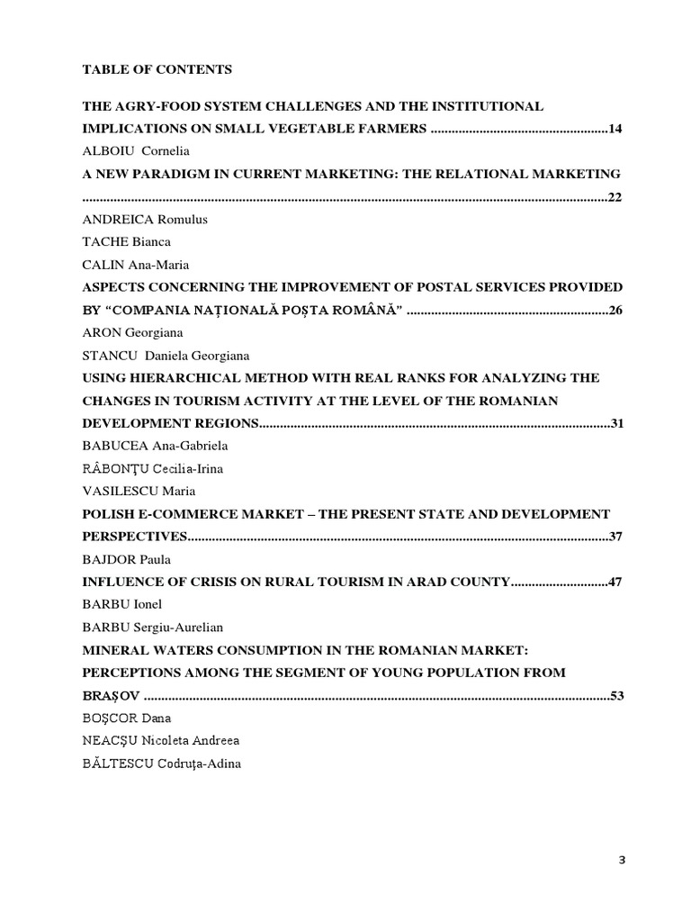 Marketing Commerce And Tourism And A New Paradigm Of Change