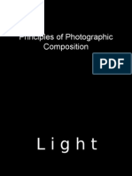 Principles of Photographic Composition: Light