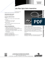 Component Specifications 3880-DIN: Multimode Fiber Optic Cable Assemblies