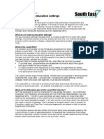 SE7 Local Offer Information For Education Settings Juy 2013 PDF