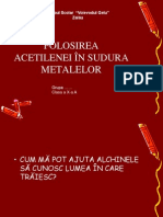 Folosirea Acetilenei În Sudura Metalelor