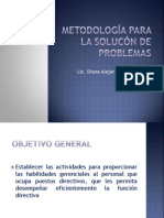 Metodología para La Solución de Problemas