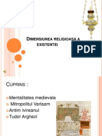 Dimensiunea Religioasa A Existentei