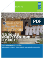 Case Studies UNDP: PESCADO AZUL WOMEN'S ASSOCIATION OF ISABELA, Ecuador
