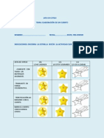 Lista de Cotejo Sobre El Cuento