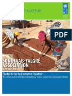 Études de cas de l’Initiative Equateur: SONGTAAB-YALGRÉ 
ASSOCIATION, Burkina