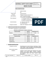 Material Safety Data Sheet Mixed Xylene: 1. Product and Company Identification