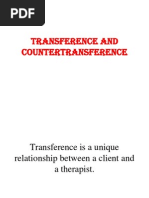 Transference And The Therapeutic Relationship Working For Or Against It Pdf Psychoanalysis Psychotherapy