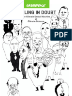 Dealing in Doubt 2013 - Greenpeace Report On Climate Change Denial Machine PDF