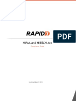 Hipaa and Hitech Act: Compliance Guide