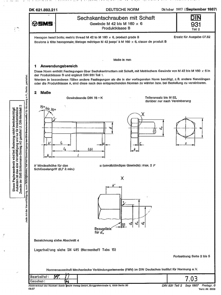 Din931 2 PDF | PDF