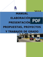 Manual Elboracion Presentacion Prop Proy Trab Grado 2010